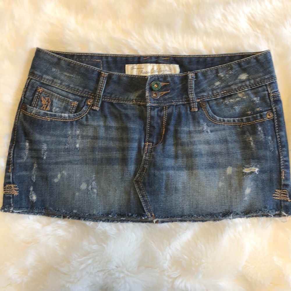 Who A U California mini skirt